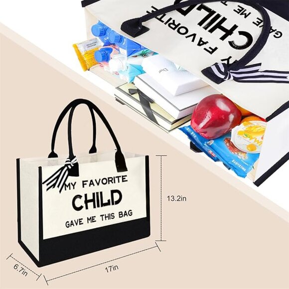 NWT My Favorite Child Gave Me This Bag Tote - Picture 2 of 3